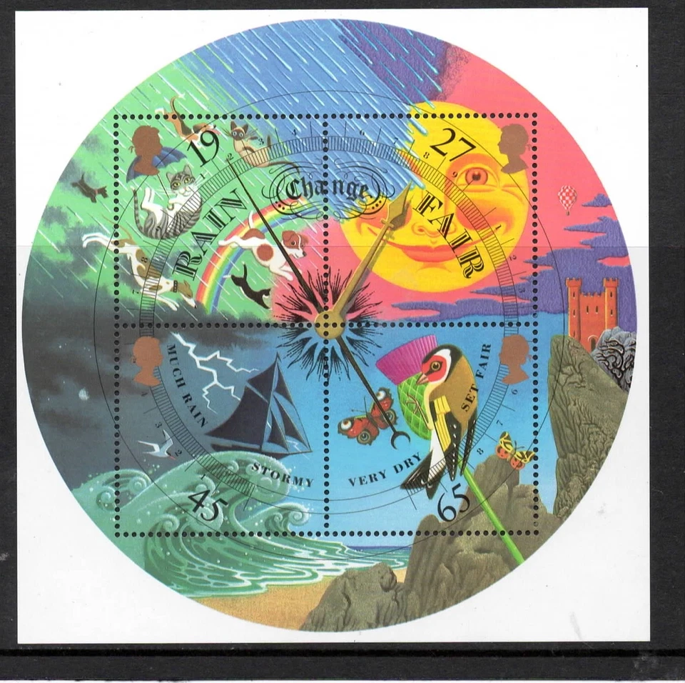 G.B. - SG. MS.2201  :  2001  "  THE  WEATHER  -  Miniature  Sheet  " . - Image 1 of 1