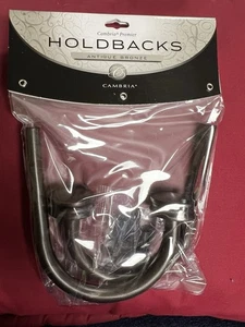 Cambria Curtain Drapes Holdbacks Antique Bronze - Picture 1 of 4