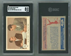 1959 Fleer Ted Williams #68 Jan, 23, 1959-Ted Signs 1959 SGC 8 NM/MT #0084313 - Picture 1 of 3