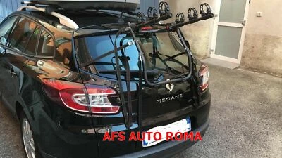 PORTABICI POSTERIORE 3 BICI PER RENAULT MEGANE SPORTOUR ANNO 2009 UOMO DONNA  - Immagine 1 di 4