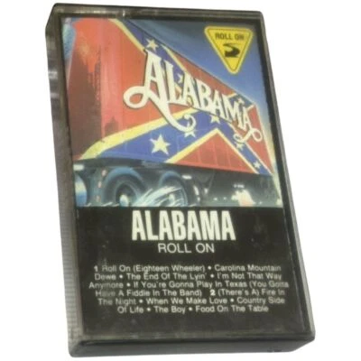 Vintage Classic Alabama **Roll On** COUNTRY (CASSETTE, 1984, RCA) ~Tested - Image 1 of 4