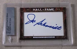 Leaf Hall of Fame Cut 2021 edición exclusiva Joe Schmidt autógrafo NFL HOF - Imagen 1 de 3