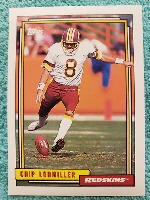 1992 TOPPS CHIP LOHMILLER #229 WASHINGTON REDSKINS  - Image 1 of 4