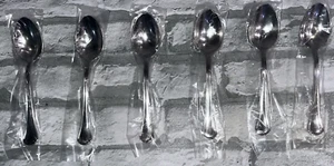 Reed & Barton 18/10 Stainless Arlington  Newton Soup Spoons Set of Six - Picture 1 of 7