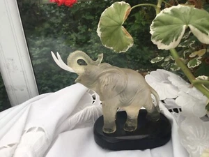 Plexiglas Elefant hellgrün Figur spanische Kunst istisch Made Dreams of India - Bild 1 von 3