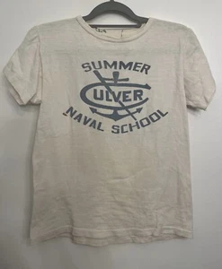 VINTAGE 1940s CULVER ACADEMY INDIANA NAVAL SCHOOL TEE SHIRT - Picture 1 of 3