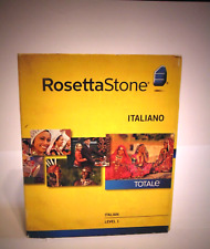 ロゼッタ ストーン - イタリア/イタリアーノ トータル レベル 1 (2010) 新品 & 密封