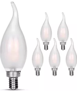 Candelabra Bulb 40W Equivalent 450LM 4000K Daylight White E12 Base... - Picture 1 of 8
