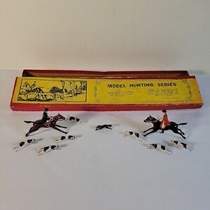 W. Britains Boxed Set Model Hunting Series, c 1954 Tin Toy Soldiers