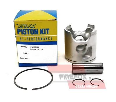 Yamaha YZ125 1990 1991 1992 1993 56mm Diámetro Mitaka Racing Piston Kit 55.95mm (B) Foto 1 de 3