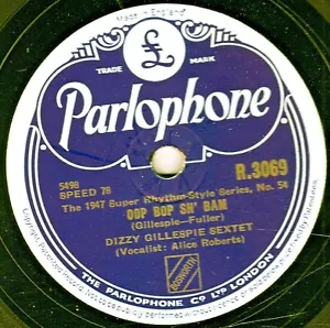 Dizzy Gillespie 78 Oop Bop Sh ' Bam / One Contrebasse Hit No.2 GB Parlophone R - Bild 1 von 1