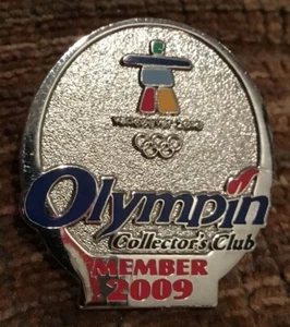 2010   Vancouver 2009  Olympin Collector's Club Member Olympic Pin - Picture 1 of 1