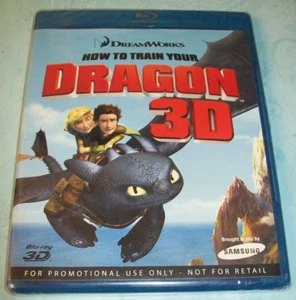 RARE: How to Train Your Dragon 3D Promo (Blu-ray, 2010) New Unopened! - Picture 1 of 4