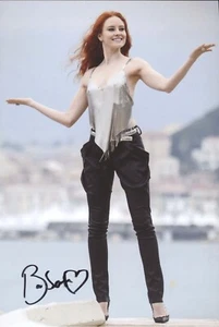 Barbara Meier original signiertes Foto 20 x 30 cm HAMMERMOTIV NIPPEL SHOOT - Picture 1 of 1