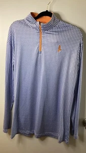 PROTECT YOUR TAIL GOLF POLO MENS Blue Long Sleeve SHIRT - XL Extra Large - SPF - Picture 1 of 10