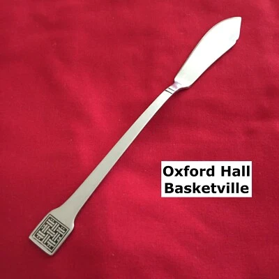 Cuchillo de mantequilla Oxford Hall BASKETVILLE Master 7 5/8" cubiertos de acero inoxidable Foto 1 de 4