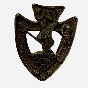 OA Lodge 17 Cuyahoga Neckerchief Slide Ohio - Picture 1 of 3