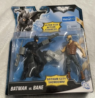 NUEVA FIGURA DE BATMAN VS. BANE THE DARK KNIGHT RISES GOTHAM CITY SHOWDOWN PAQUETE DE 2 Foto 1 de 4
