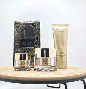 Estee Lauder Re-Nutriv Ultimate Diamond Trio: Face Eye Cream Rich Foam Cleanser - Picture 1 of 4