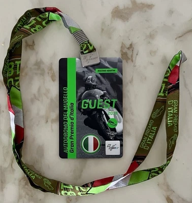 Jorge Lorenzo 1st Ducati Win 2018 Italian Moto Grand Prix Paddock Pass Ticket - Image 1 of 4