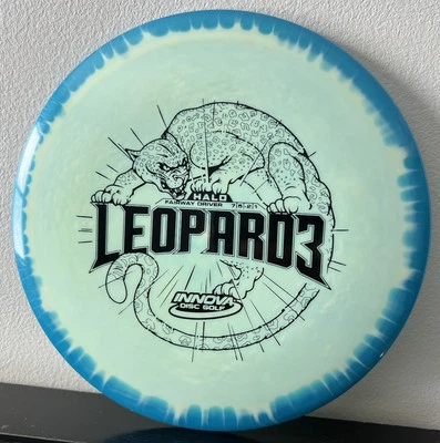 NEW Blue Rim Innova Halo Star Leopard3 173-5g Stock Stamp w/ Black Foil - Image 1 of 2