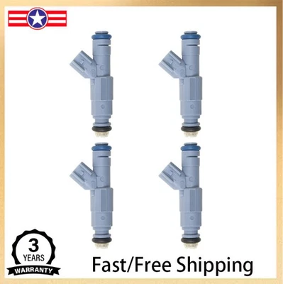 Se adapta a Mazda 3 2,0 L L4 2004 2005 nuevo juego de 4 inyectores de combustible LF6413250 FJ819 Foto 1 de 4