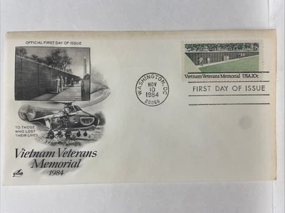 Vietnam Veterans Memorial Mail Cover FDC - Washington D.C. (1984) - Image 1 of 2