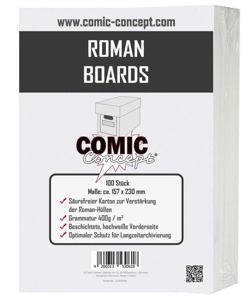 Comic Concept Roman Boards (157 x 230 mm)