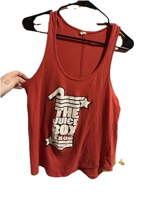 Single Stich Juice Box Heroes Red Tank Size Large Unisex - Image 1 of 4