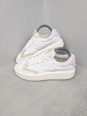 New Balance CT302 White Natural Pink Womans Size UK 5 Leather Trainers CT302OC - Image 1 of 4