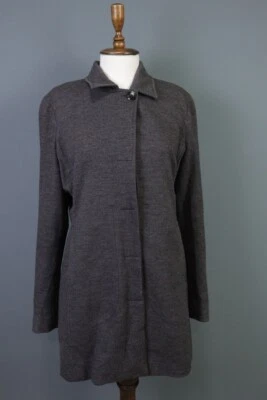 ICEBREAKER 380 Pure Plus Gray Full Zip Wool Coat Jacket Size L - Image 1 of 4