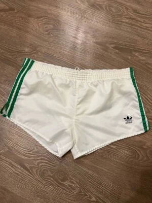 Adidas Rare vintage soccer shorts, running sports shorts nylon 80's West Germany - Image 1 of 4