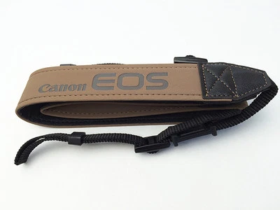 Canon EOS Camera Official Neck Strap from Japan Brown 5089A026 - Image 1 of 4