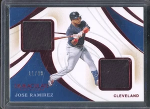 2020 Immaculate Collection JOSE RAMIREZ #ID-JR Dual Patch Red /49 Guardians - Picture 1 of 2