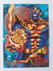 1995 Fleer Marvel Versus DC Thanos Marvel Card 39 - Imagen 1 de 2