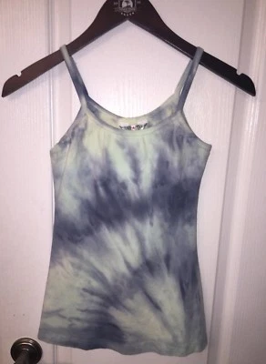 Sujetador Camisa Top Hard Tail Forever Yoga Azul Tie Dye Tank Fitness Deportivo Para Mujer XS Foto 1 de 4