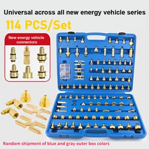 Car Air Conditioning Leak Detector Auto Repair Tool Detection Tools Kit 114PCS - Picture 1 of 8