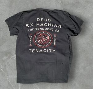 LARGE T-Shirt Deus Ex Machina Venice Embroidered Motorcycle Emporium Streetwear