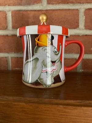 Taza de café/té oficial Dumbo Carpa Disney con tapa Timothy Q. Ratón 15 oz Foto 1 de 4