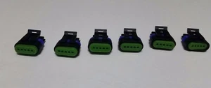 IGN1A AEM set of 6 SMART IGNITION COIL CONNECTOR PLUG ( 5 PINS ) - Picture 1 of 6