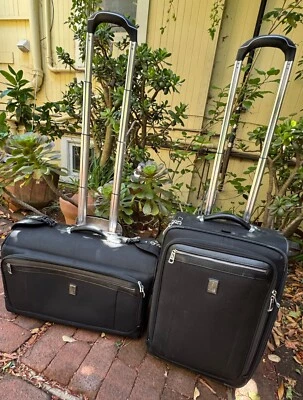 TravePro - Juego de rodillos MagnaPro de 2 piezas - 1 equipaje de mano, 1 carpeta sobre "suiter" Foto 1 de 4