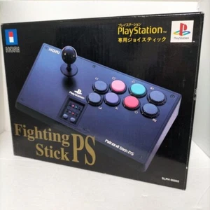 Hori Fighting Stick PS Playstation PS1 PS2 Arcade Controller Sega saturn Used - Picture 1 of 3