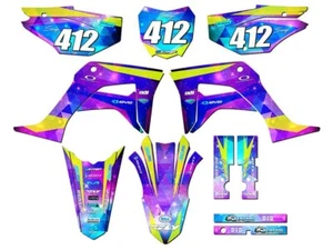Kit de gráficos Galaxy Senge 2019-2023 CRF 125 Space Kadet compatible con Honda - Imagen 1 de 10