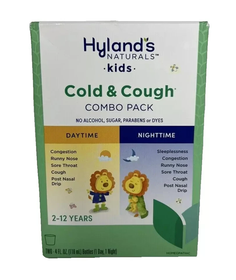 Hyland's Kids Cold & Cough Combo Pack, 4 oz *EXP 7/25* Foto 1 de 1