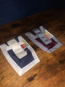 Lotto di 2 ganci e passanti alti vintage stile libero U.S.A 3,5" - Foto 1 di 8