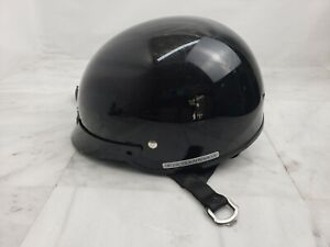 HJC CS-2N Motorcycle Half Helmet Black Dot FMVSS NO. 218 Size L