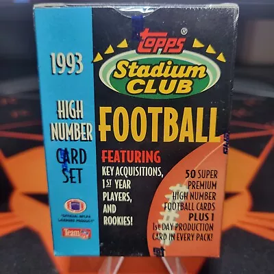 1993 TOPPS STADIUM CLUB HIGH NUMBER CARD SET FOOTBALL SET NEW IN BOX