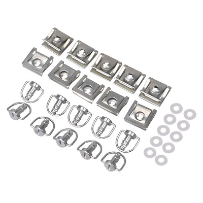 Fairing 15mm D-Ring 1/4 Turn Speed Clips For Aprilia Ducati Honda Suzuki Yamaha - Image 1 of 4