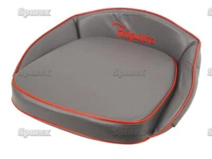 Seat Cushion Grey with Red Trim - Picture 1 of 1