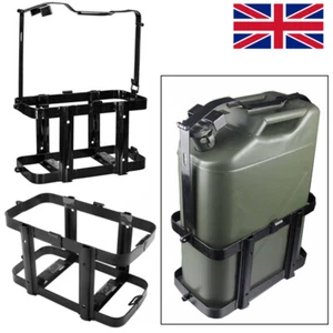 10 20L Adjustable Jerry Gas Can Holder Tank Universal Fuel Gasoline Bracket UK - Picture 1 of 11